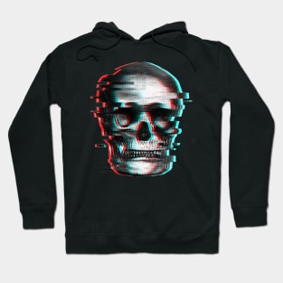 skull with colourful gradient Hoodie